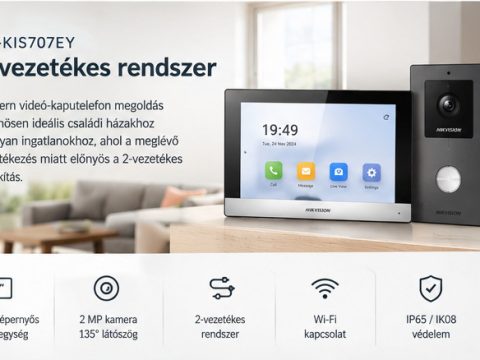 hikvision KIS707 2 vezetékes kaputelefon